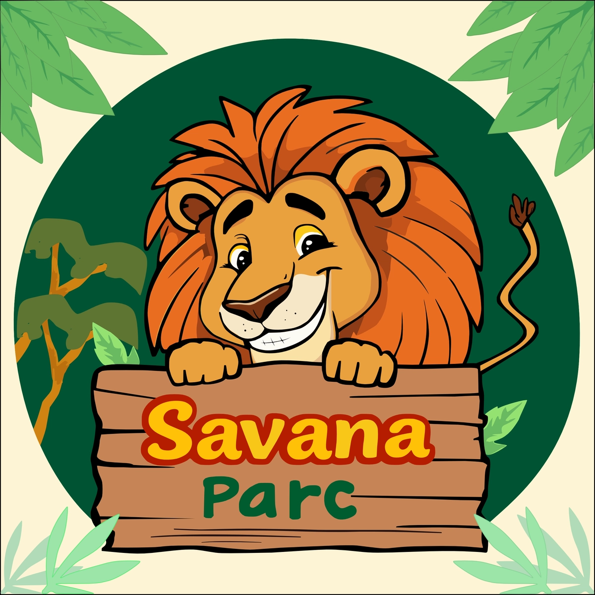 Logo Savana Parc créé par Olivier Leval