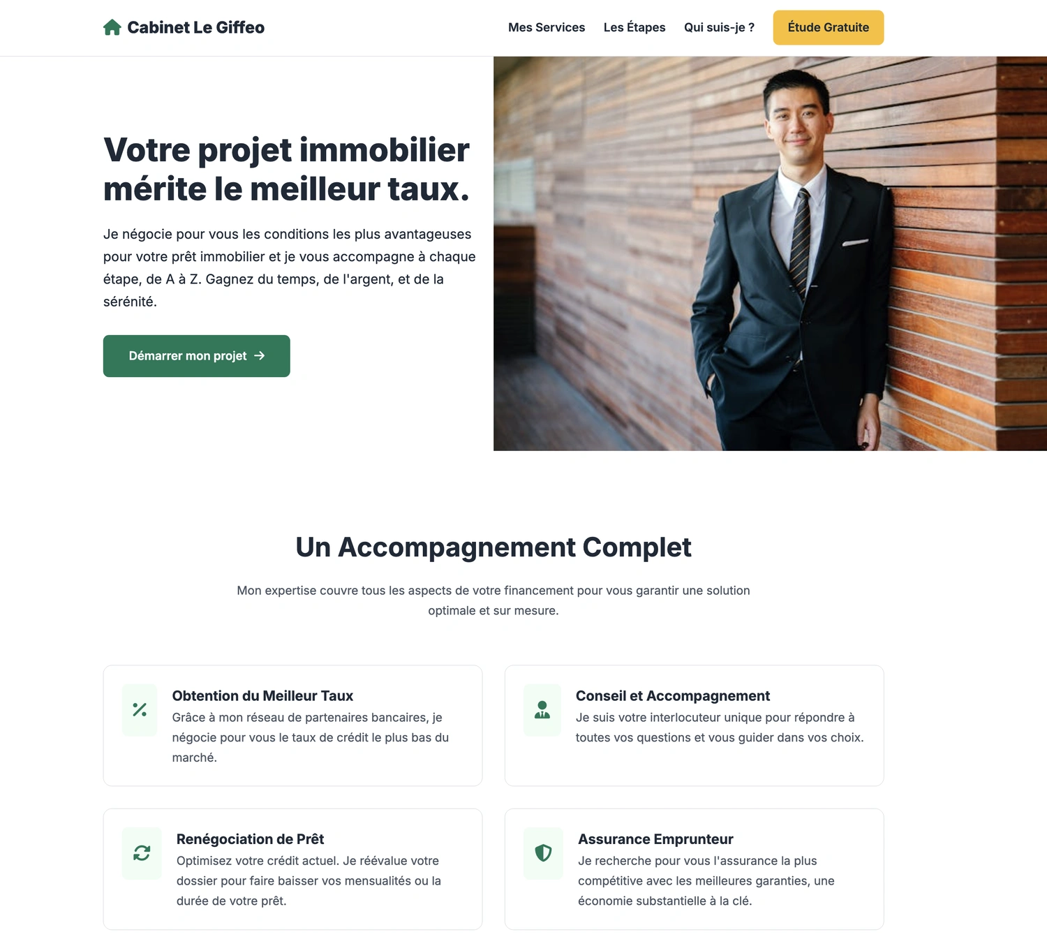Aperçu site Courtier
